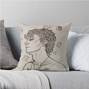 Kurtis Conner Pillows - Pencil Arts Kurtis Throw Pillow RB2403