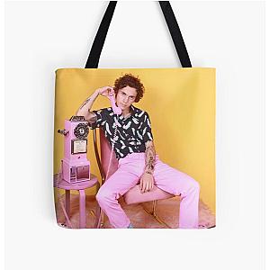 Kurtis Conner Bags - Kurtis Pinky Phone Style All Over Print Tote Bag RB2403