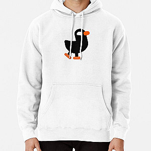 Kurzgesagt fan Duck bird Black Pullover Hoodie RB0111