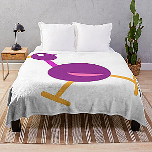 Kurzgesagt purple bird Throw Blanket RB0111