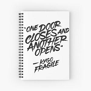 Kygo Lyrics T-Shirt | Kygo Fragile Lyrics Spiral Notebook