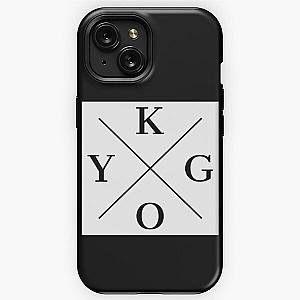 Kygo DJ Square Logo (White)   iPhone Tough Case