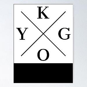 Kygo DJ Square Logo (White)   Poster