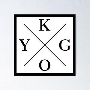 Kygo DJ Square Logo (White) Poster