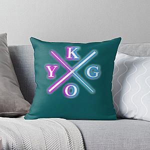 kygo on neon   Throw Pillow