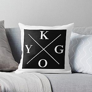 Kygo DJ Square Logo (Black) Throw Pillow