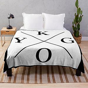 Kygo DJ Square Logo (White) Throw Blanket