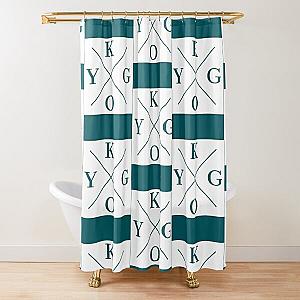 Kygo DJ Square Logo (White)   Shower Curtain