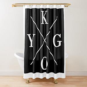 Kygo DJ Square Logo (Black) Shower Curtain