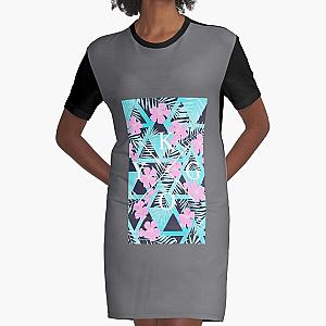 Kygo Floral Graphic T-Shirt Dress