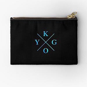 Kygo Black Blue Logo  Zipper Pouch