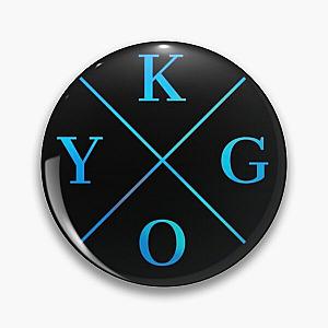 Kygo Black Blue Logo  Pin