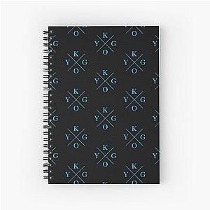 Kygo Black Blue Logo  Spiral Notebook