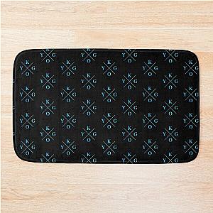 Kygo Black Blue Logo  Bath Mat