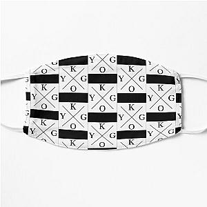 Kygo DJ Square Logo (White)   Flat Mask