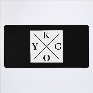 Kygo DJ Square Logo (White) Desk Mat