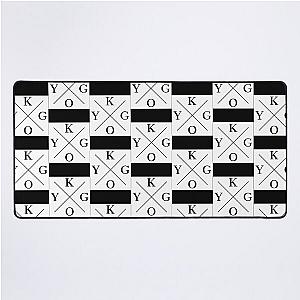 Kygo DJ Square Logo (White)   Desk Mat