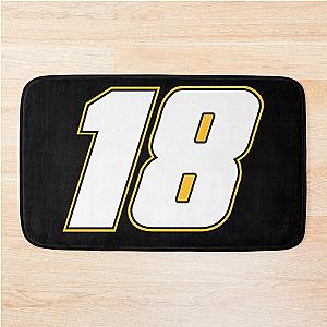 Kyle Busch Number 18 Bath Mat