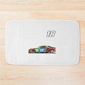 Nascar Kyle Busch 18 Shirt Perfect Bath Mat