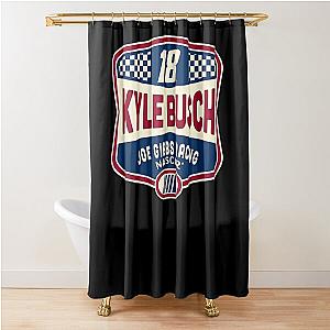 NASCAR Kyle Busch Shield Shower Curtain