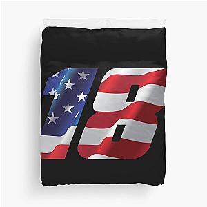 Kyle Busch USA 18 Duvet Cover