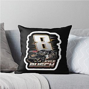 Kyle Busch 3 Chi Throw Pillow