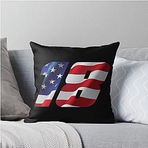 Kyle Busch USA 18 Throw Pillows
