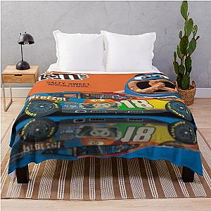 Kyle Busch Racing Throw Blanket