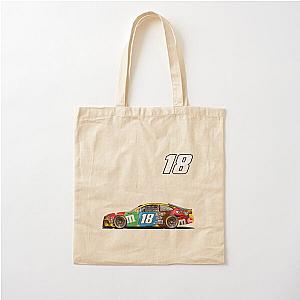NASCAR Kyle Busch 18 Shirt Perfect Gift Cotton Tote Bag