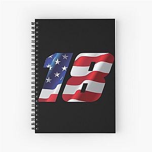 Kyle Busch USA Spiral Notebook