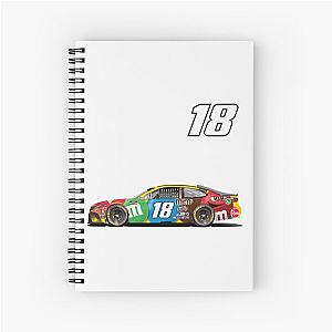 Nascar Kyle Busch 18 Shirt Spiral Notebook