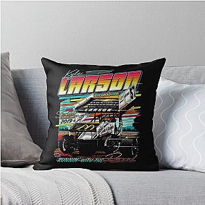 Kyle Larson Throw Pillow