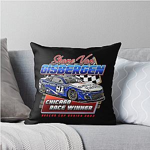 Shane Van Gisbergen Chicago Race Winner NASCAR Kyle Larson Throw Pillow