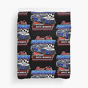 Shane Van Gisbergen Chicago Race Winner NASCAR Cup Kyle Larson Duvet Cover