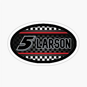 Kyle Larson checkered sticker