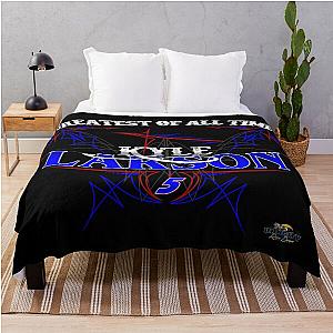 Kyle Larson Greatest of All Time Throw Blanket