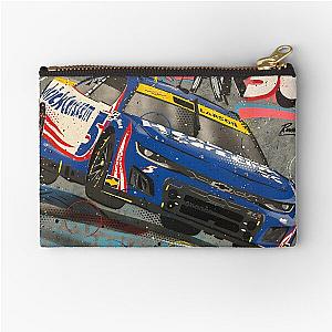 Kyle Larson NASCAR graffiti painting by D AutoArt Zipper Pouch