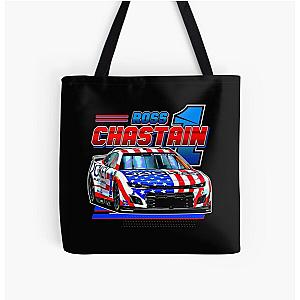 Ross Chastain 1 NASCAR Cup Kyle Larson All Over Print Tote Bag