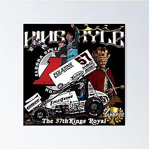 KING Kyle, The King Roy Winner Kyle Larson Poster
