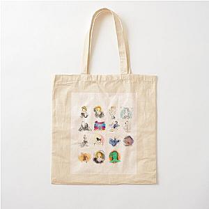 Kylie Minogue all albums digital watercolour Cotton Tote Bag