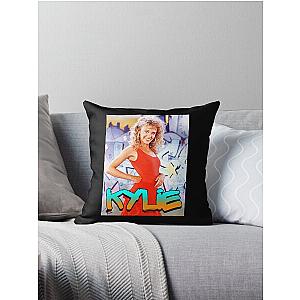 Womens Music Retro Kylie Minogue Gifts Music Fan Throw Pillow