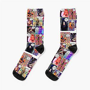 Kylie Minogue Goes Pow WOW Disco Edition Socks