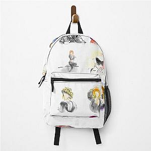 Kylie Minogue all albums digital watercolour Backpack