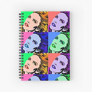 Kylie Minogue POP Collage Spiral Notebook