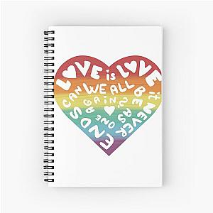 Kylie Minogue Pride Disco Say something heart Spiral Notebook