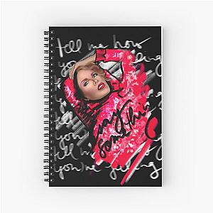 Kylie Minogue - Disco - Say Something music video inspired art Spiral Notebook