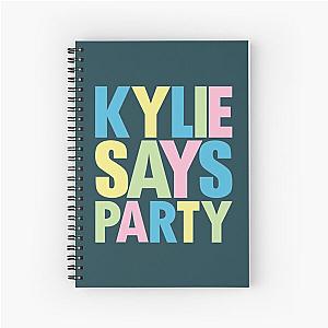 Kylie Minogue  Kylie Says Party Spiral Notebook