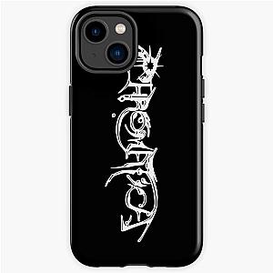 Lady Gaga Chromatica Logo (White Chrome on Black) iPhone Tough Case RB2407