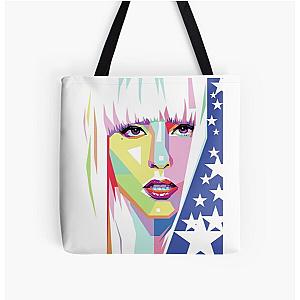 lady gaga logo All Over Print Tote Bag RB2407