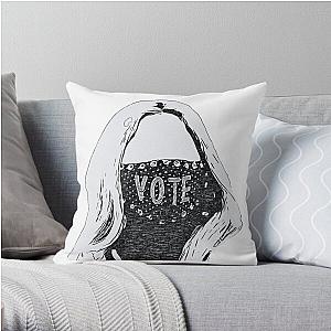 Lady Gaga Vote Throw Pillow RB2407